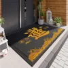 Felpudo Elastic King - Gris minimalista con entrada y salida diaria