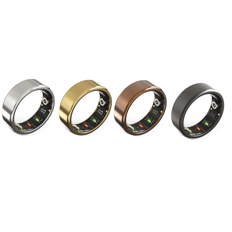 2024 Nova Smart Ring Remote Control Fitness Monitor Finger Digital Ring Blood Oxygen Sleep Health Tracker Ring