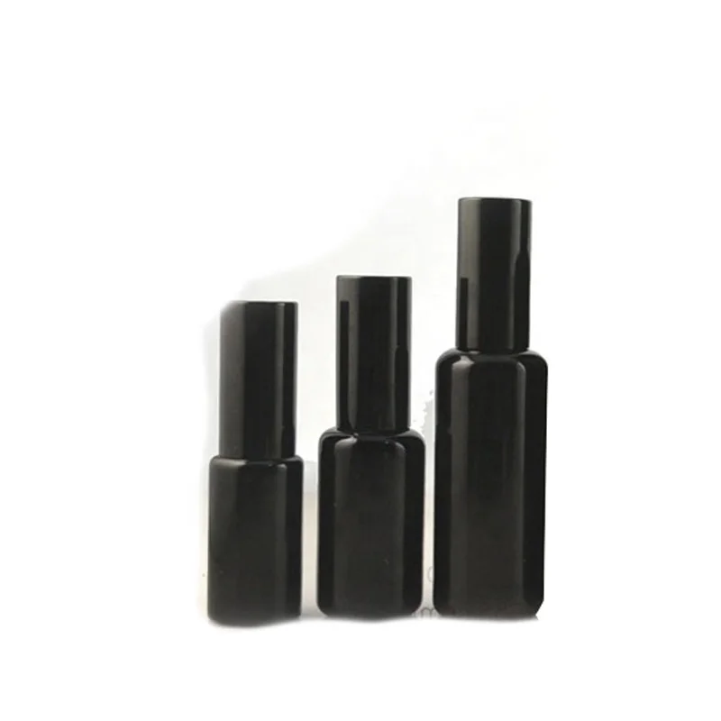 UV Protection Violet Optical Black Glass Bottles Essential Dark Oil Glass Spray Bottle