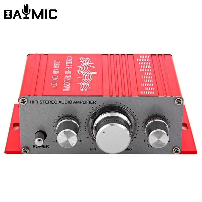 Factory HiFi 12V Mini Car Amplifier 2 Channel Auto Audio Stereo Digital AMP