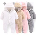 2019 New Baby Rompers Winter Baby Boy Girls Clothes Cotton Newborn Toddler Clothes Infant Jumpsuits Warm Clothing