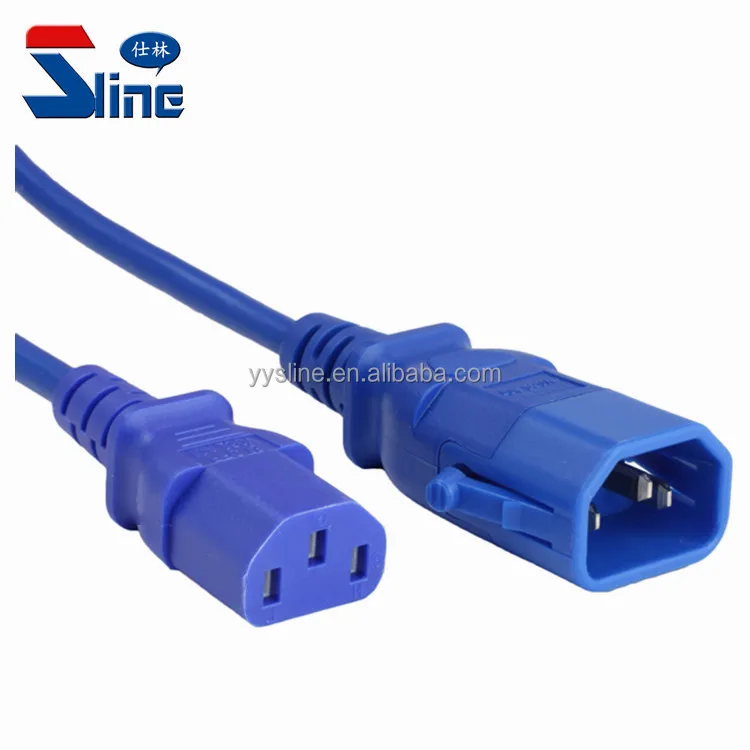 Raritan Power Cable Blue IEC 60320 C15 to IEC 60320 C14-4 ft Pack of 6