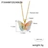 -collana dorata trasparente