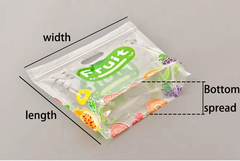 Source Avocado Zipper Plastic Bag Perforated Fresh Vegetable Fruit With  Vent Holes Stand up Zipper Bag with Handle on m.