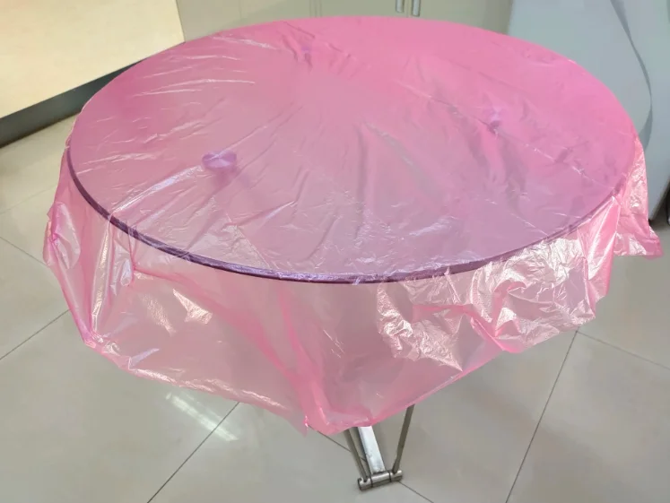 Wedding Party Waterproof Easy to Clean Table Cloth Roll Plastic Disposable Table Cloth