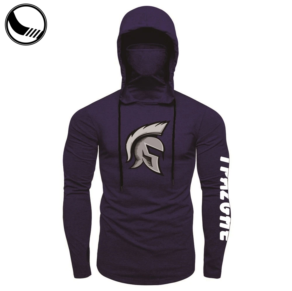 Bulk Plain Anime Women Sportswear Set Custom logo Embroidered Hoodie  With Neck Warmer