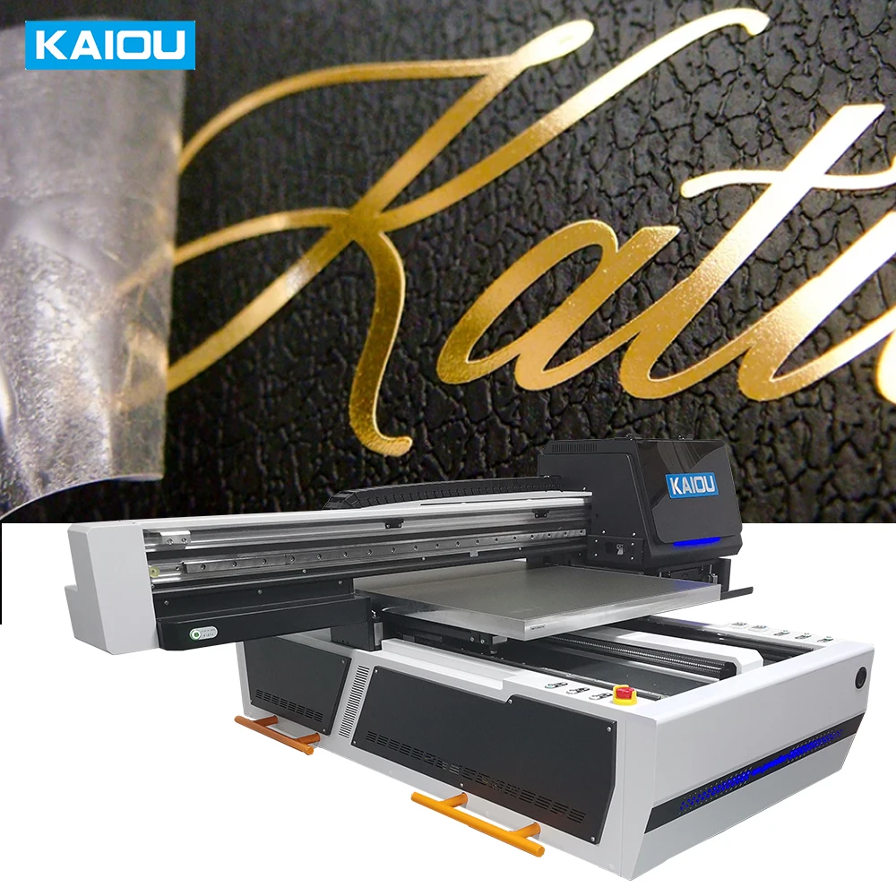 Kaiou XP600 Compress Uv Printer Multifunction for Acrylic Glass Plaques and Cufflinks Flatbed Uv Printer 6090