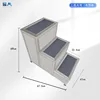 Large three-tiered unit (with side panels)