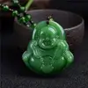 Collana Buddha verde scuro