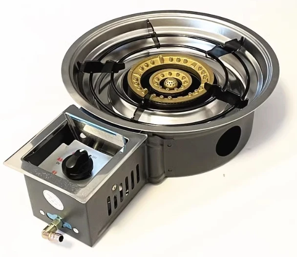 High Pressure Tabletop Cast Iron Lpg Gas Burner for Hot Pot
