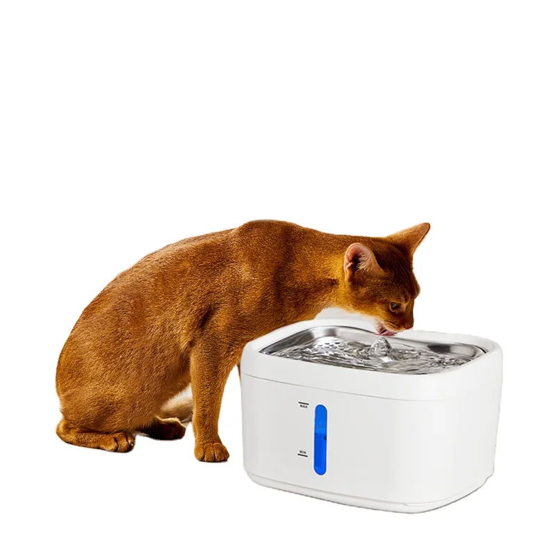 2.5L большая емкость автоматический умный беспроводной или проводной дозатор воды для домашних животных ультра-тихий