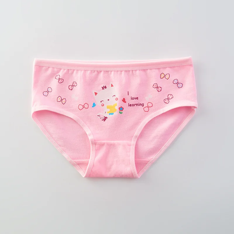 Custom Comfortable Little Girls Dot Underwear Kids Breathable Comfort