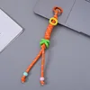 Orange-letter braided rope