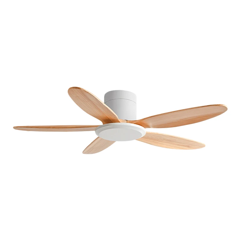 Wholesale Factory Price 6-Speed DC Energy-Saving Wood Blade Ceiling Fan for Bedrooms