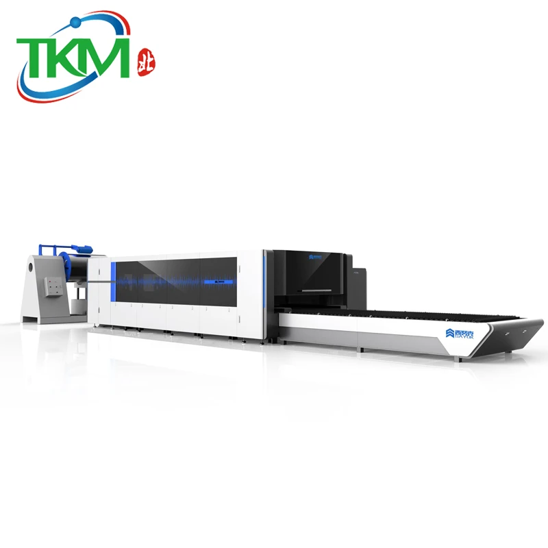 Tkm High Power Full Enclosed 6025 6kw 12kw Metal Laser Cutter Cnc Fiber ...