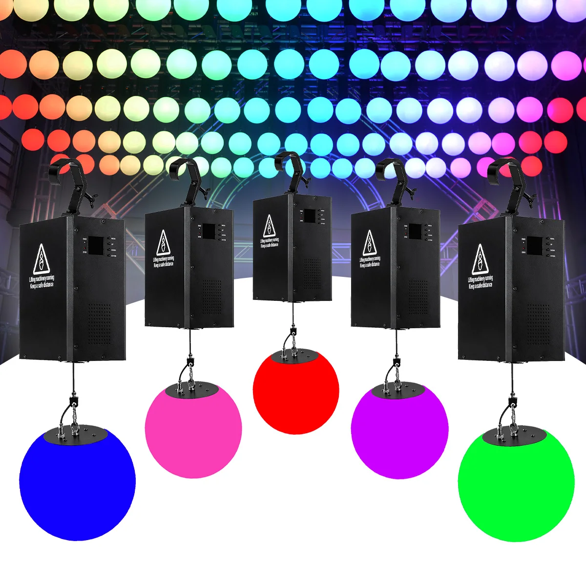 New Stage Light Led Kinetic System Lifting Ball Light for Nightclub Party Event