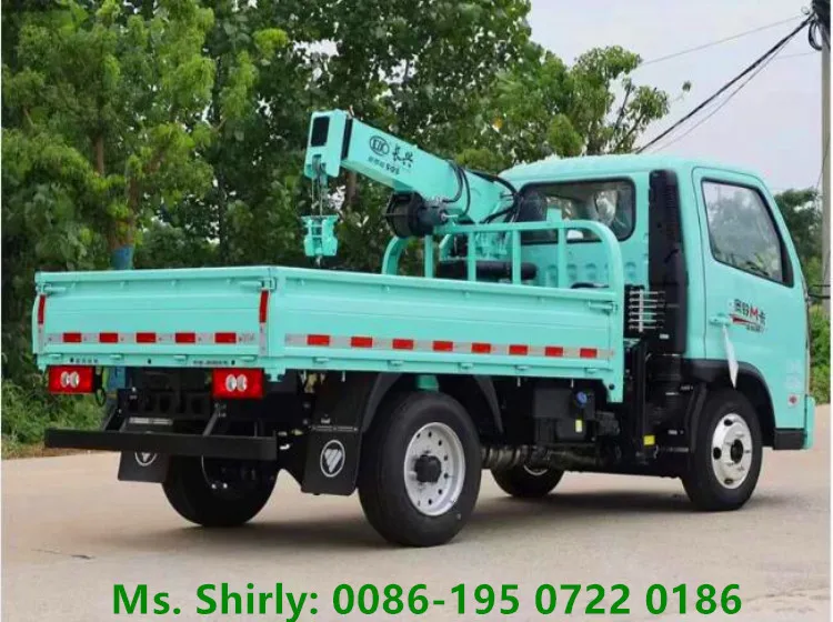 Small Size Foton Lhd/rhd Telescopic Boom Knuckle Folding Arm 2 Tons