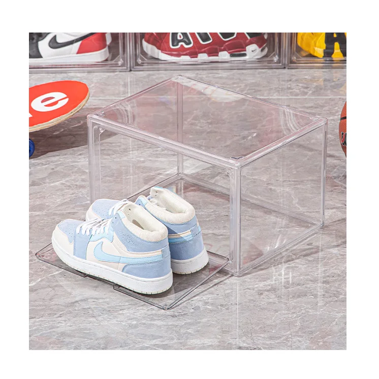 Wholesale Custom Plastic Shoebox Clear Acrylic Shoe Container Box
