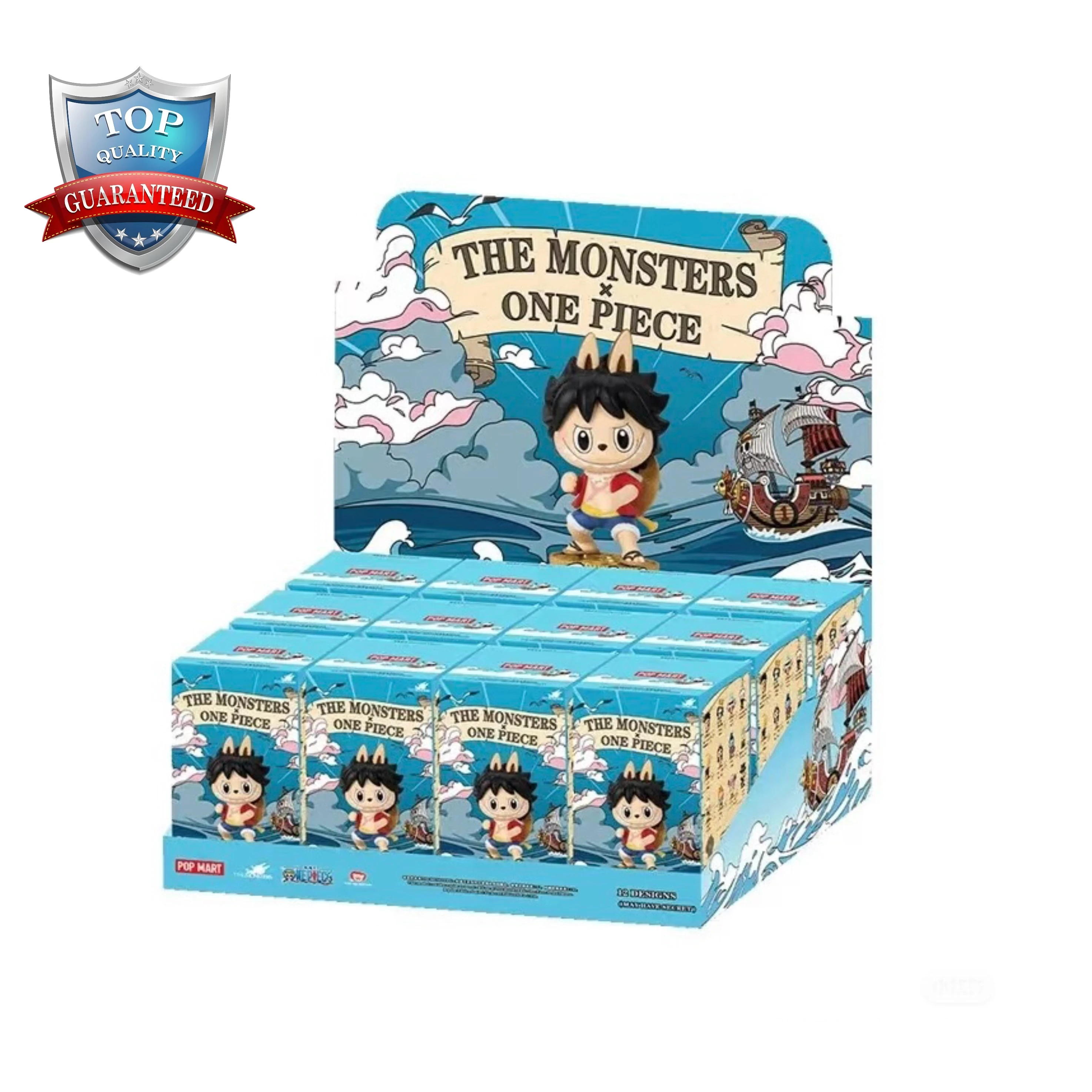 未開封 POP MART THE MONSTERS 4箱セット POPMart THE MONSTERS Wacky Mart Series Figures Blind Box (1 Blind Box)