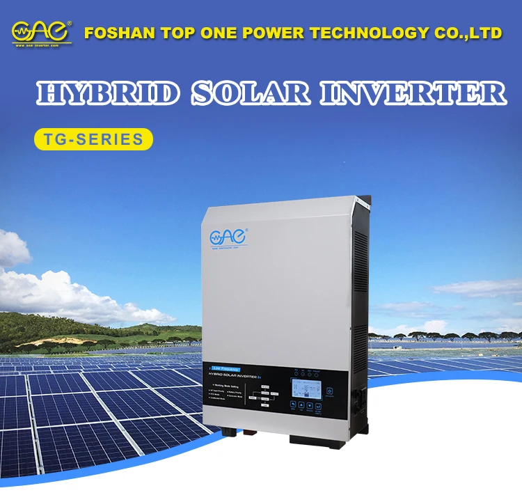 Pure Sine Wave 6kw 6000w 8kva 8000va Low Frequency Hybrid Solar Power