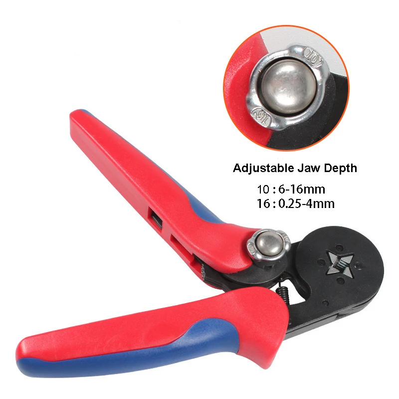 HSC9 16-4 Manual Ferrule Lug Crimper Tools Cord End Bootlace Ferrules Terminal Crimping Tool