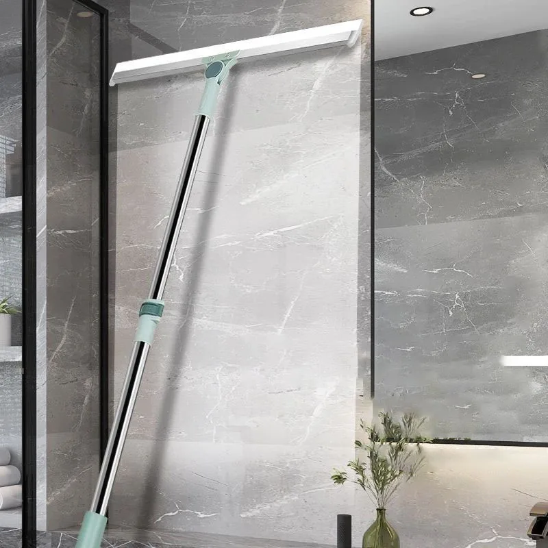 Multifunctional Magic Sweeper Broom Floor Scraper Dust Cleaner with Telescopic Handle Plastic Steel Material for Glass Cleaning