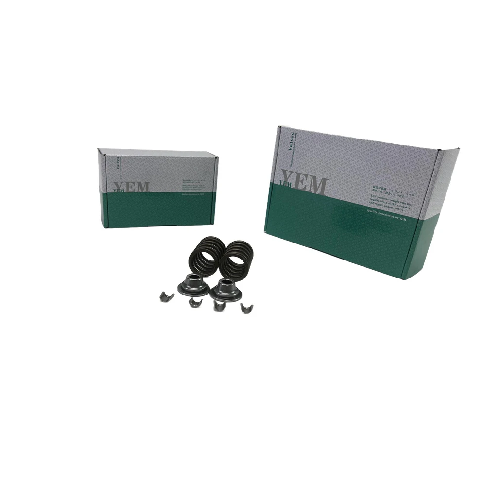 Repair Kit E75 Valve Spring Kit Spring Seat & Retainer for Kubota Standard Size Engine Parts