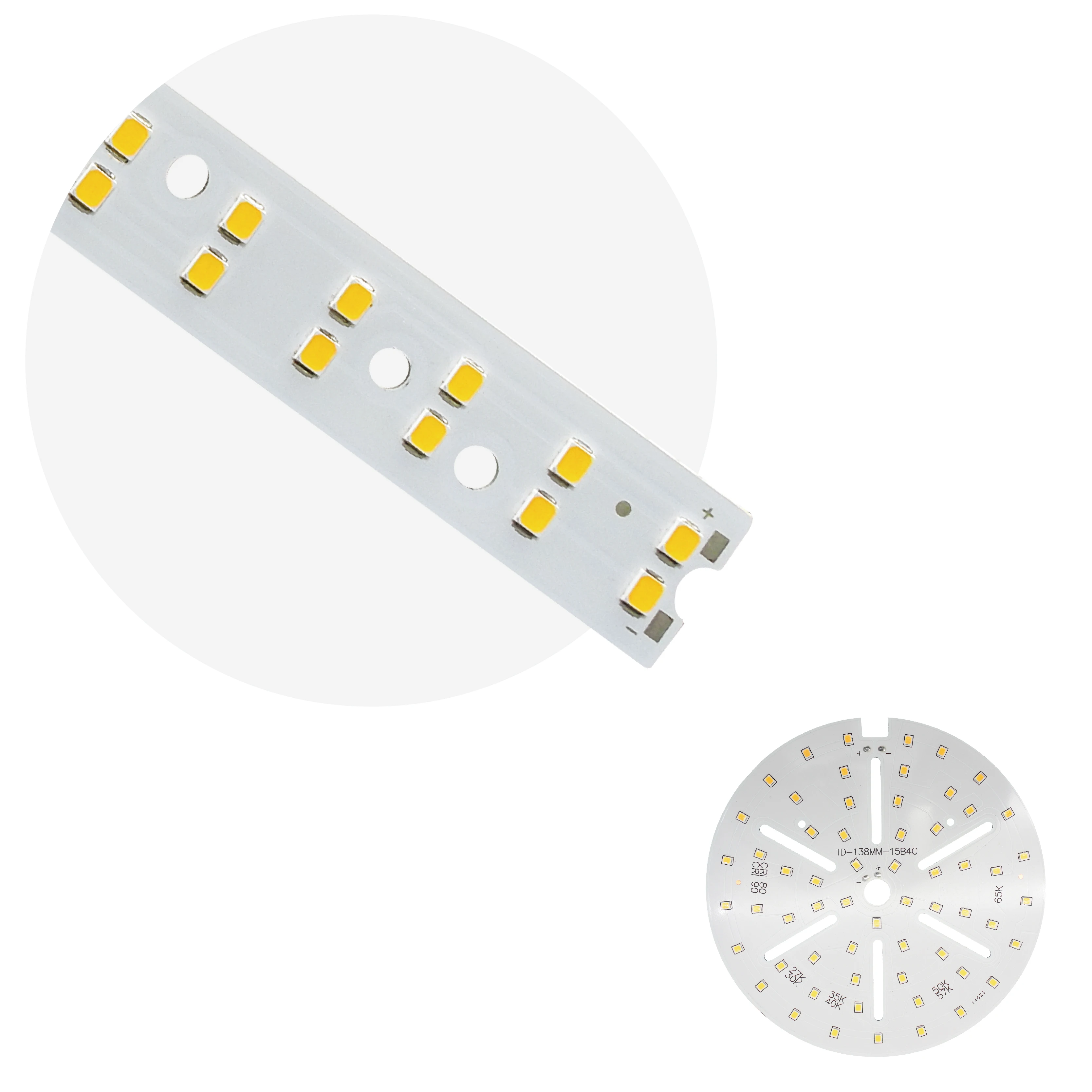 Customizable 36V LED PCB Modules - Round Aluminum Light Board for ...