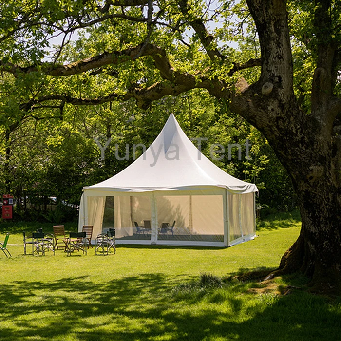 Movable 4x4 5x5 6x6m Pagoda Tenda Windproof Outdoor Garden Canopy Gazebo  Tent