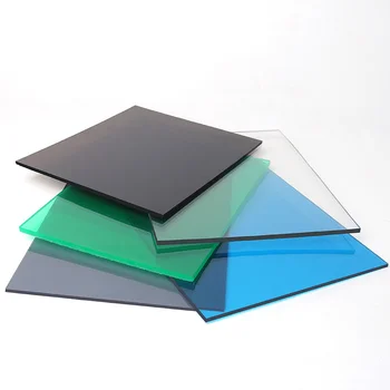 Hot Sale 6mm 10mm 20mm Transparent UV Resistant Clear Polycarbonate Solid Sheet For Roof