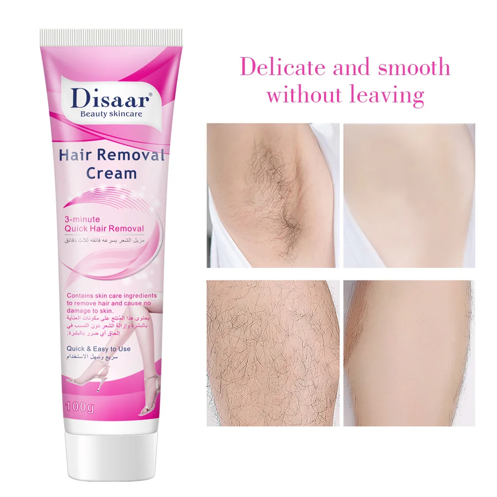 Factory OEM Permanent Home Use Ladies Painless Armpit Hands Face Body Legs Hair Removal Cream for Men Women
