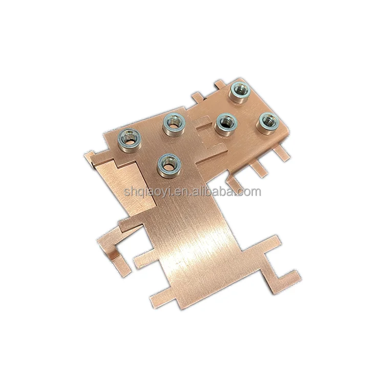 copper sheet to be used to fix conductor to structures/One hole cable clip are made from copper