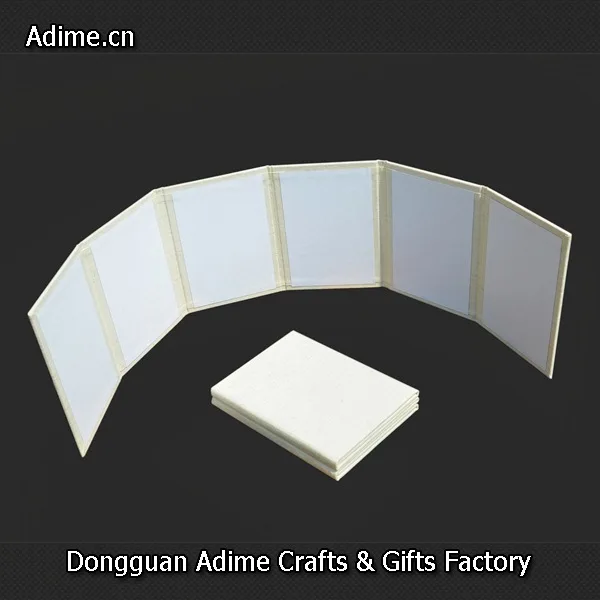 4x6 5x7 Custom logo Rigid Cardboard Linen Velvet Leather Paper Picture Photo Frame Folder Folio