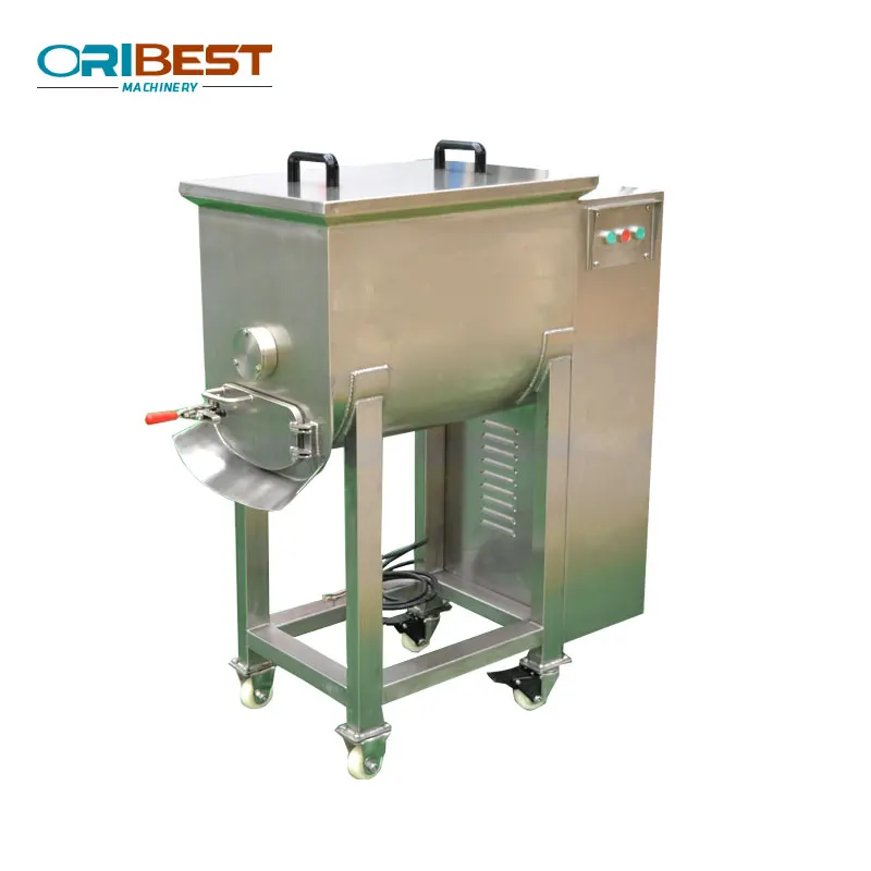 High Capacity Vacuum Minced Meat Mixer Machine Meat Paste Product Mixer Machine Emulsifying Mixing Machine for Meat Used