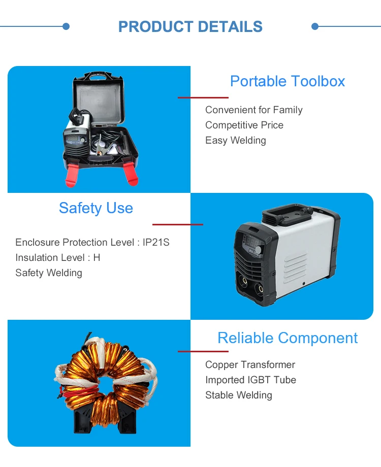 110v 220v 120a 120 Amp 120apm Mini Arc Welding Machine Portable Provided INVERTER Welding Machine Inverter 400 with Engine FUDA