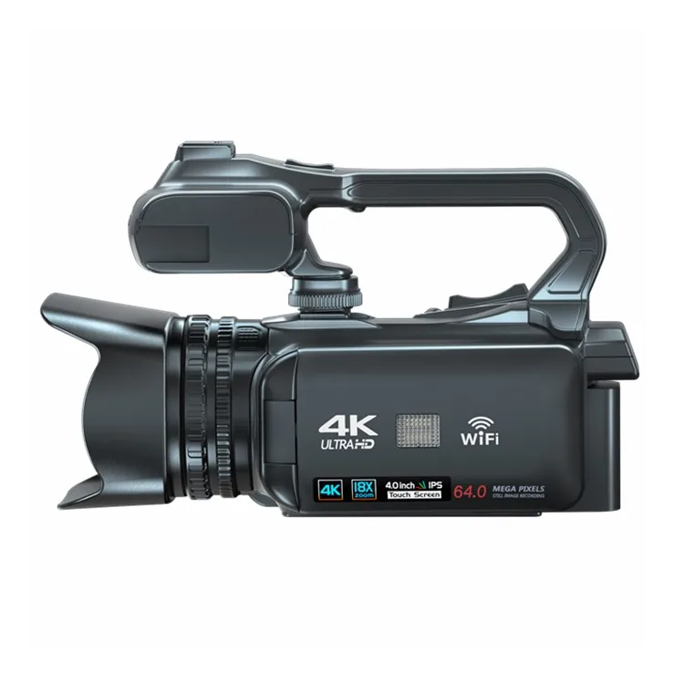 ウルトラHD 4K 60FPSビデオカメラ 最大 6400万画素CMOSセンサー