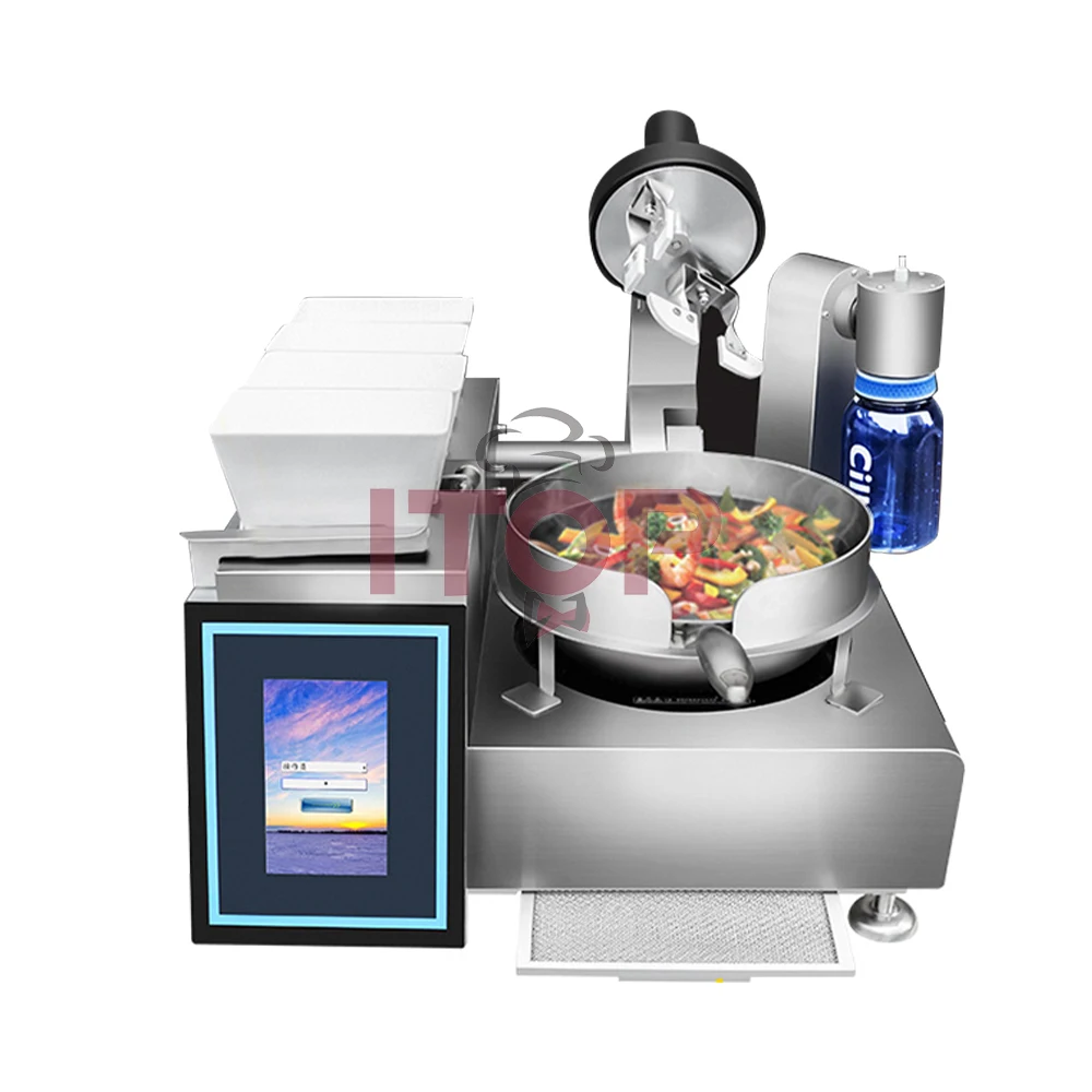 Restaurant Auto Cooking Machine Stir Fryer Healthy and Safety Rotating Automatic Wok Cooking Machine Fry Fried Rice Machine