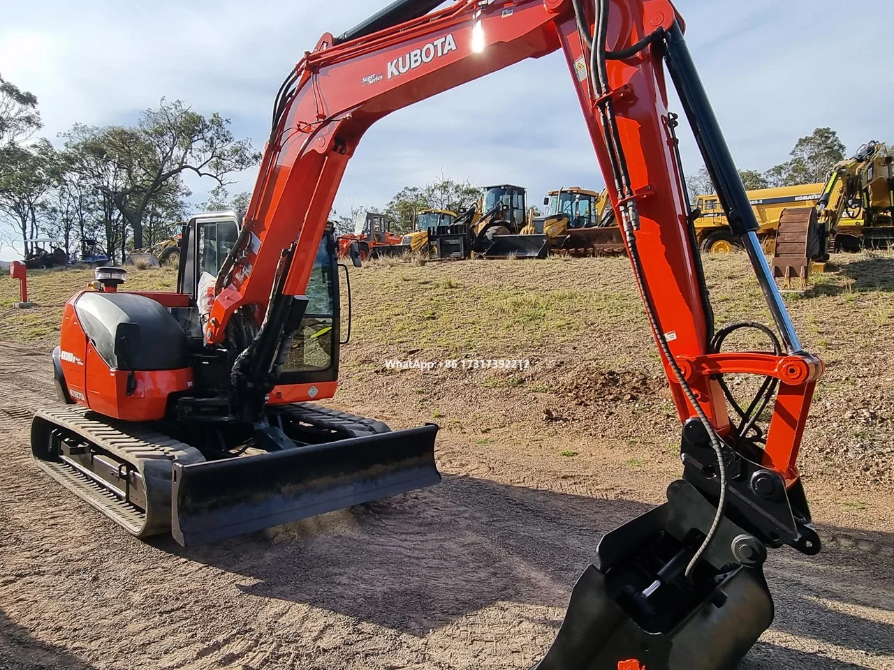 Small Machine Imported From Japan Kubota Kx080-3s  Very Low Price Very Good Quality