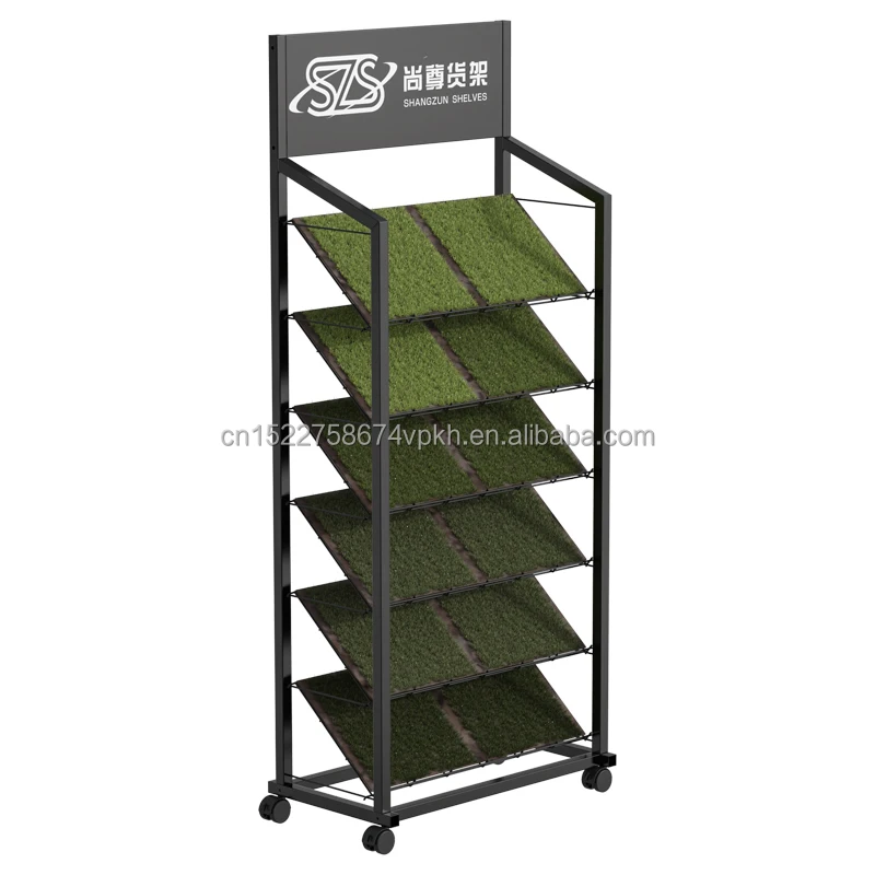 Custom Metal Floor Standing Advertising Display Rack Carpet Roll Display Stand Buy Floor