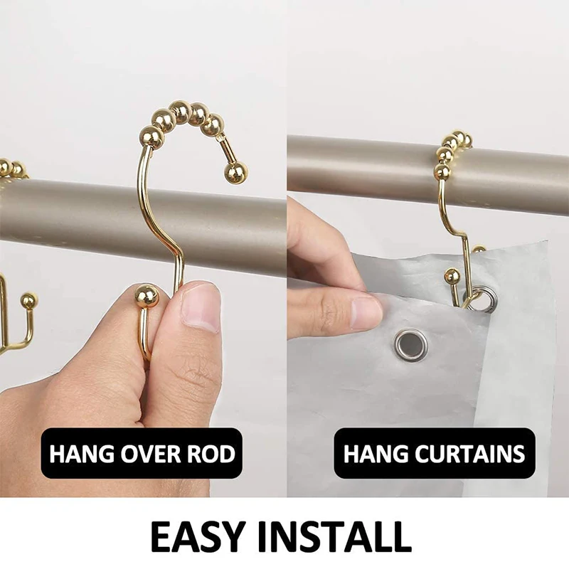 Best Selling Luxury Luxury Gold Rustproof Zinc Alloy Metal Curtain