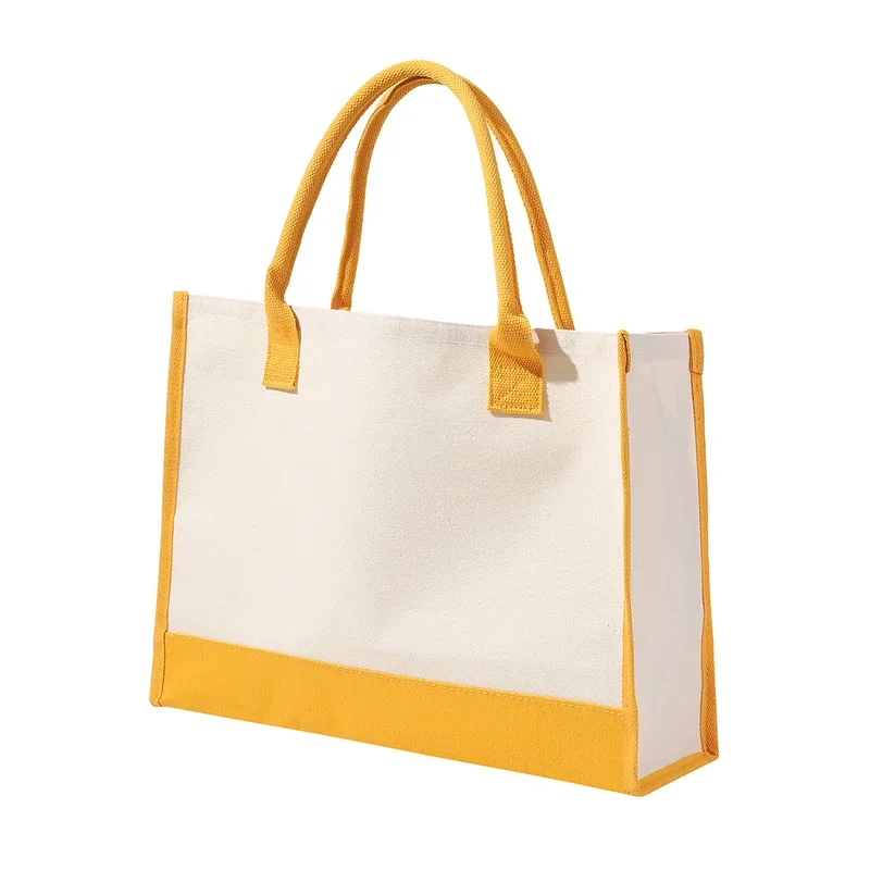 Red Christmas Decorations Gifts Canvas Multi-Colorful Shoulder Tote Bag High Aesthetic Value Waterproof Storage Travel supplier