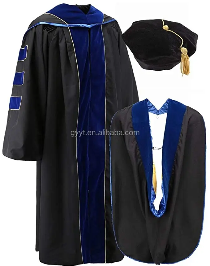 Academic Regalia Doctoral Graduation Robe Uniform With Tam Buy Doctoral Robe,Doctoral Uniform