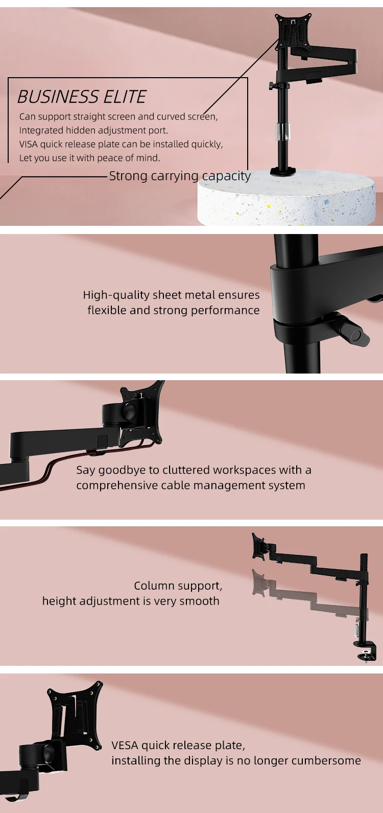 Cheap Monitor Stand Monitor Holder Arm Monitor Arm Stand For Computer