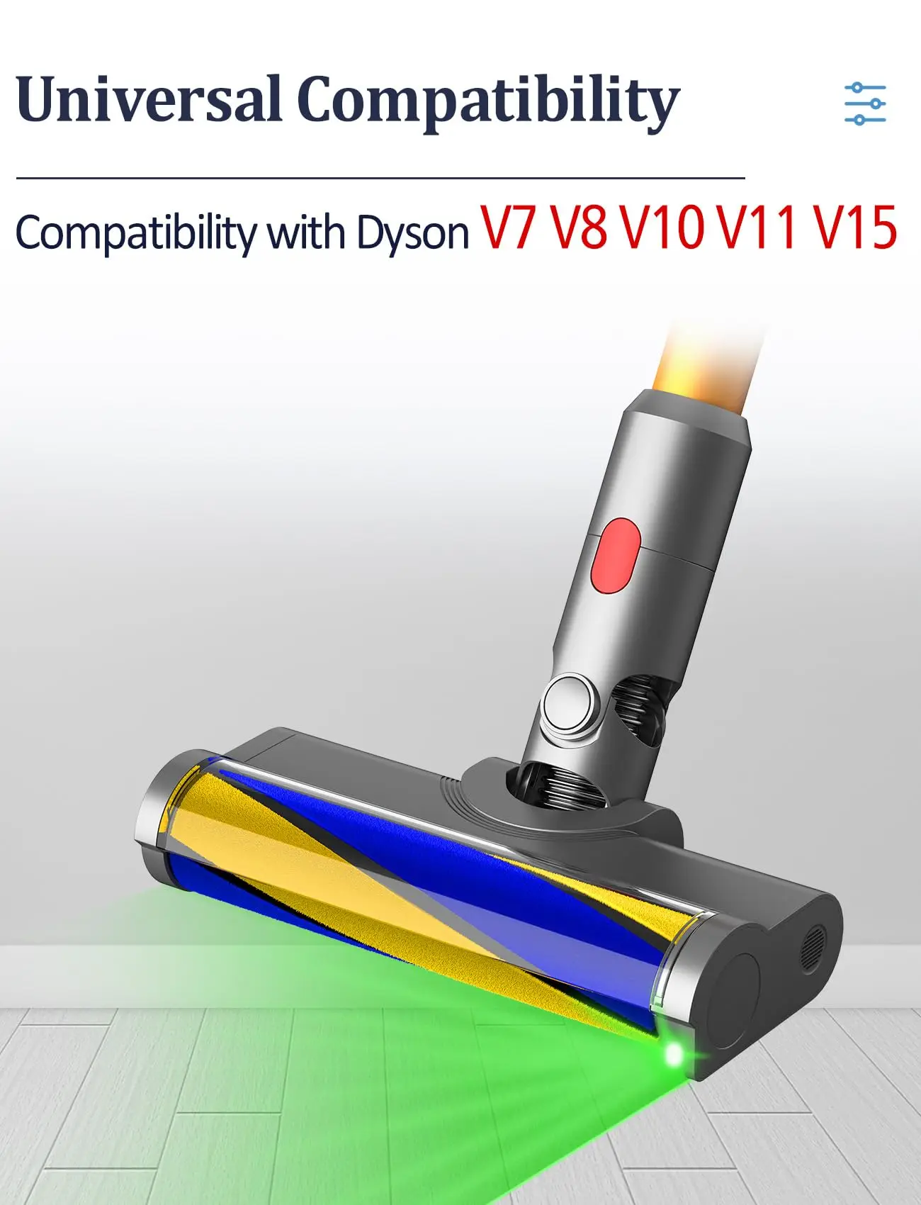 Dysons V7 V8 V10 V11 V15 Cordless Cleaners,Hardwood Floor Brush Head