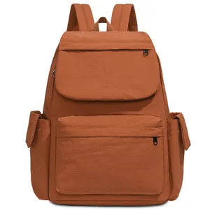 Anti-theft Laptop Backpack Wholesale Custom Logo Unisex Water-Resistant Polyester Backpack for Business Travel  College School