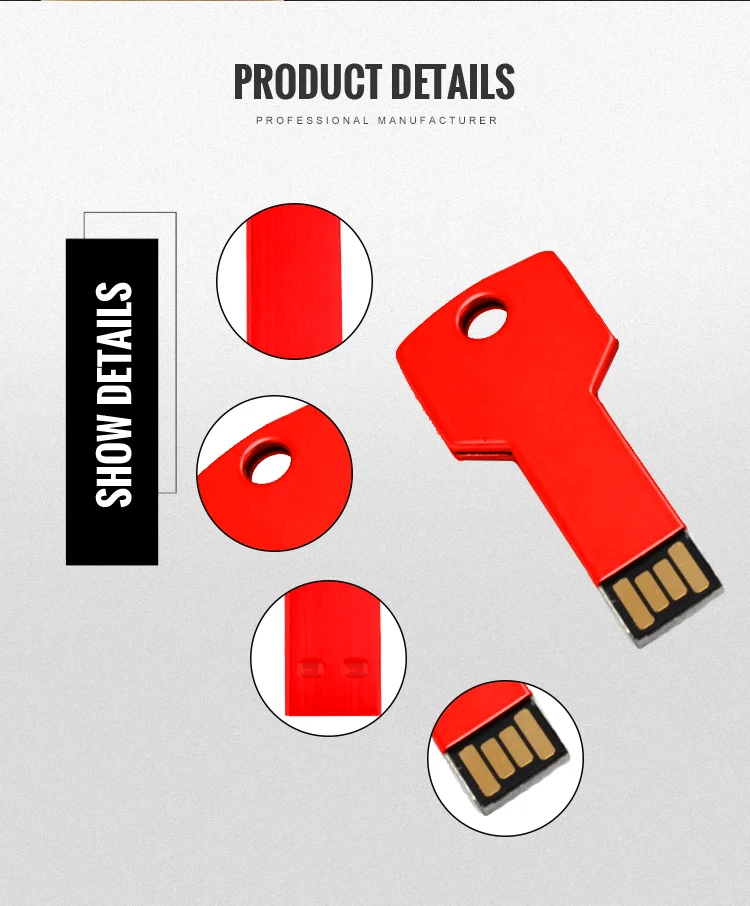 New design usb stick metal waterproof key usb 3.0 usb flash drive - ANKUX.COM