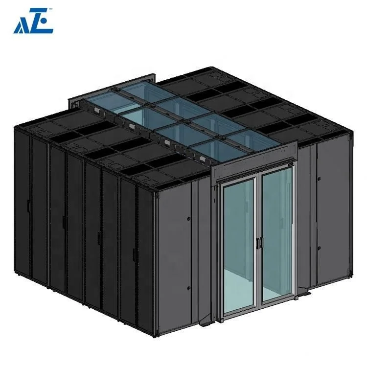 Hot Cold Aisle Containment Solution 48U Integrated Infrastructure Data Center Rack Colocation Cabinet 5G Network in Stock