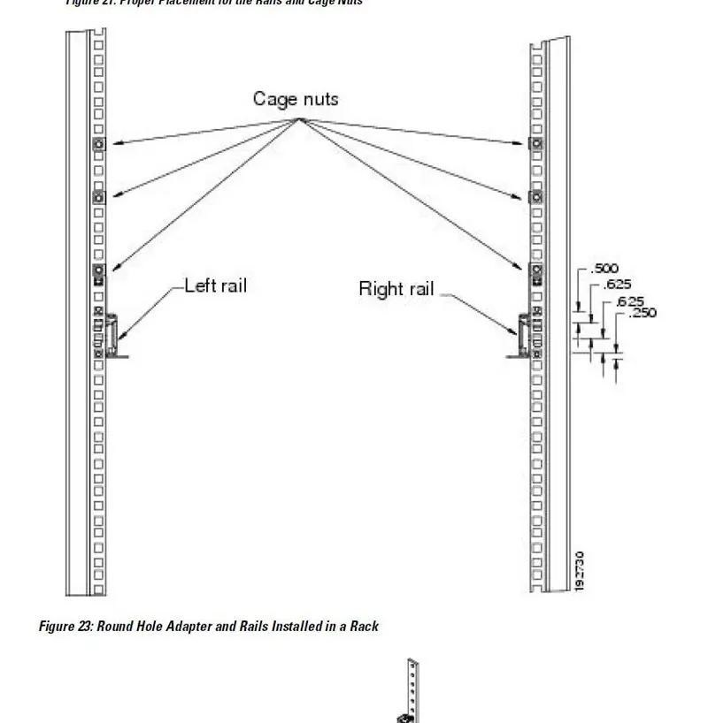 Locking Tool Less Rack Rails N20-crmk2= Tool-less Rack-mount Kit Mounting Rails For Ucsb-5108-ac2 ...