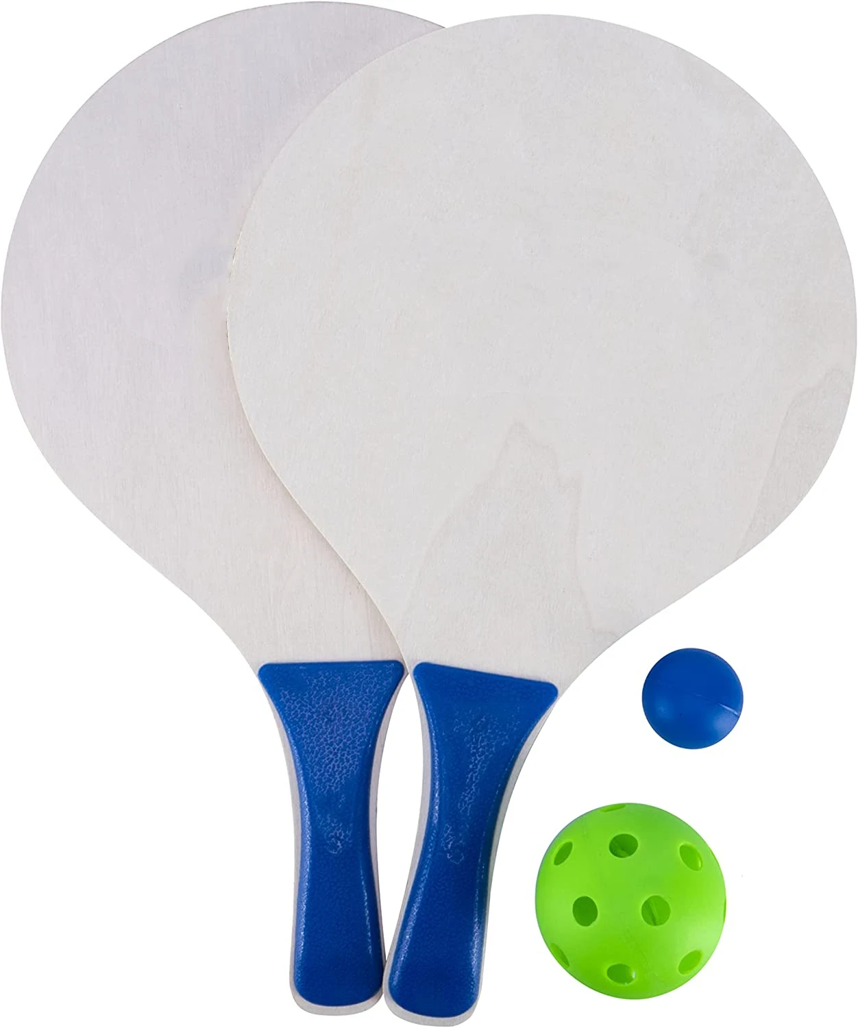 Деревянная пляжная лопатка круглой формы с логотипом на заказ 2 лопатки и 1 для