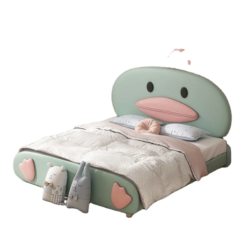 Clever Cartoon Design Little Duck Shape Solid Wood Kid's Bed Celb015 For  Living Room - Buy Kid's Bed,Child Bed,Cartoon Bed Product on 